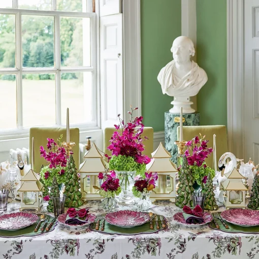 Mrs. Alice Peacock Garden Tablecloth< Tablecloths