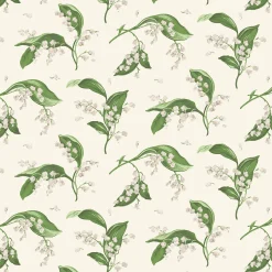 Mrs. Alice Pebble Lily of the Valley Wallpaper< Serena Fresson Wallpapers