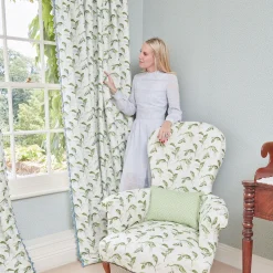 Mrs. Alice Pebble Lily of the Valley Fabric< Serena Fresson Fabrics
