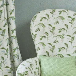 Mrs. Alice Pebble Lily of the Valley Fabric< Serena Fresson Fabrics