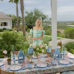 Mrs. Alice Periwinkle Pagoda Lantern< Spring Decorations | Pagodas & Lanterns