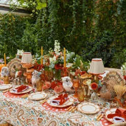 Mrs. Alice Personalisable Burnt Orange Bow< Napkin Rings & Bows | Mrs. Alice Monogram