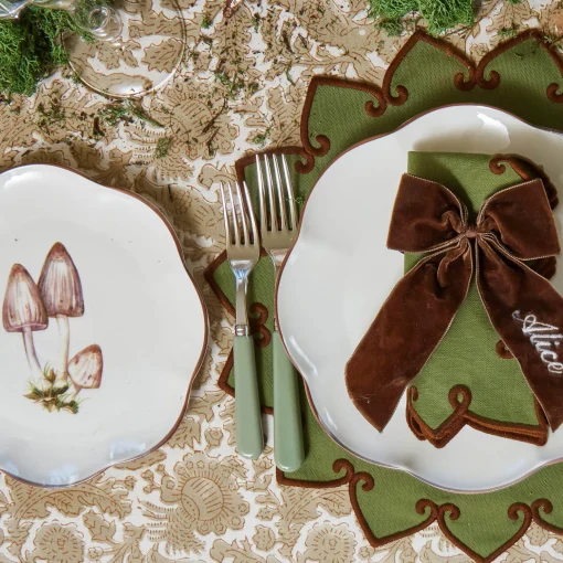 Mrs. Alice Personalisable Chocolate Bow< Napkin Rings & Bows | Mrs. Alice Monogram