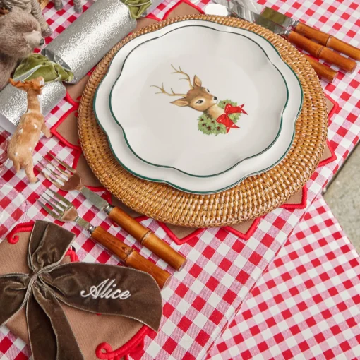 Mrs. Alice Personalisable Chocolate Bow< Napkin Rings & Bows | Mrs. Alice Monogram
