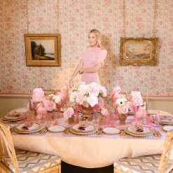 Mrs. Alice Personalisable Dusty Pink Bow< Napkin Rings & Bows | Mrs. Alice Monogram