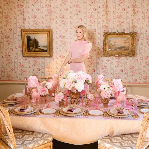 Mrs. Alice Personalisable Dusty Pink Bow< Napkin Rings & Bows | Mrs. Alice Monogram