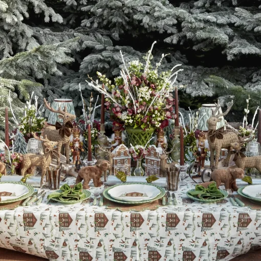 Mrs. Alice Personalisable Forest Green Bow< Napkin Rings & Bows | Mrs. Alice Monogram