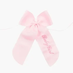 Mrs. Alice Personalisable Pink Grosgrain Bow< Napkin Rings & Bows | Mrs. Alice Monogram