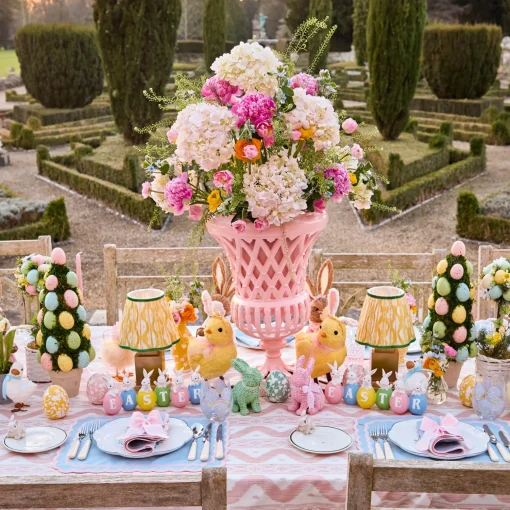 Mrs. Alice Personalisable Pink Grosgrain Bow< Napkin Rings & Bows | Mrs. Alice Monogram