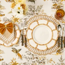 Mrs. Alice Petal Bamboo Ceramic Dinner Plate< Summer Crockery | Dinner Plates