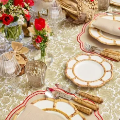 Mrs. Alice Petal Bamboo Ceramic Starter Plate< Summer Crockery | Starter Plates