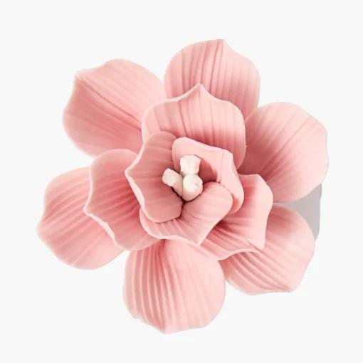 Mrs. Alice Petal Pink Fiore Napkin Rings (Set of 4)< Napkin Rings & Bows | For Her