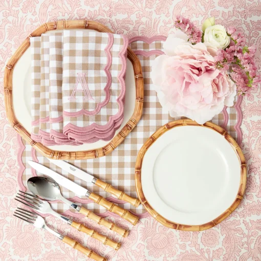 Mrs. Alice Petal Pink Pheasant Tablecloth< Tablecloths