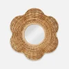 Mrs. Alice Petite Rattan Martha Mirror< Mirrors