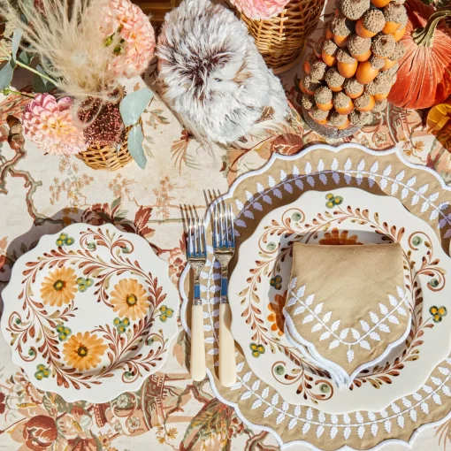 Mrs. Alice Pheasant & Flora Tablecloth< Tablecloths