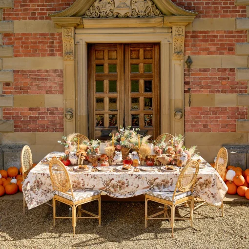 Mrs. Alice Pheasant & Flora Tablecloth< Tablecloths