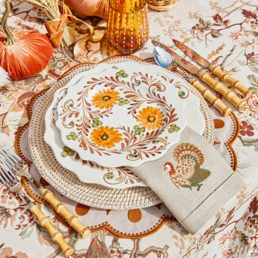 Mrs. Alice Pheasant & Flora Tablecloth< Tablecloths