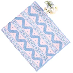 Mrs. Alice Pink & Blue Ikat Tablecloth< Tablecloths