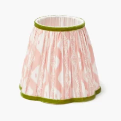 Mrs. Alice Pink & Green Ikat Lampshade (18cm)< Lampshades