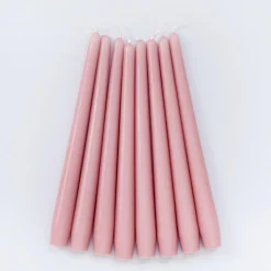 Mrs. Alice Pink Candles (Set of 8)< Summer Candleware | Candles