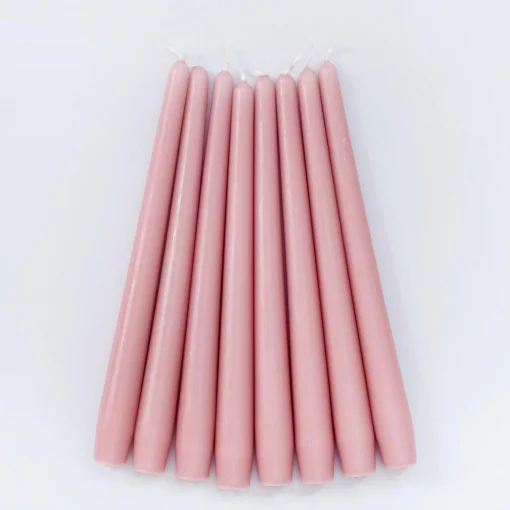 Mrs. Alice Pink Candles (Set of 8)< Summer Candleware | Candles