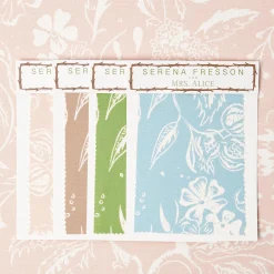 Mrs. Alice Pink Chelsea Square Fabric< Serena Fresson Fabrics
