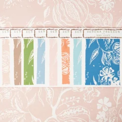 Mrs. Alice Pink Chelsea Square Fabric< Serena Fresson Fabrics