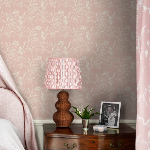 Mrs. Alice Pink Chelsea Square Wallpaper< Serena Fresson Wallpapers