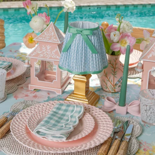 Mrs. Alice Pink Chinoiserie Pagoda Lantern< Year-round Decorations | Pagodas & Lanterns