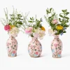 Mrs. Alice Pink Chinoiserie Tole Vases (Set of 3)< Vases | Vases & Planters