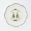 Mrs. Alice Pink Cottontail Bunny Dinner Plate< Dinner Plates