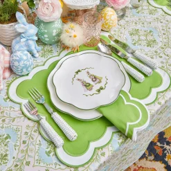 Mrs. Alice Pink Cottontail Bunny Starter Plate< Starter Plates