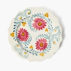 Mrs. Alice Pink Flowers Dinner Plate< Summer Crockery | Dinner Plates