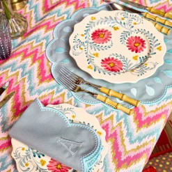 Mrs. Alice Pink Flowers Dinner Plate< Summer Crockery | Dinner Plates
