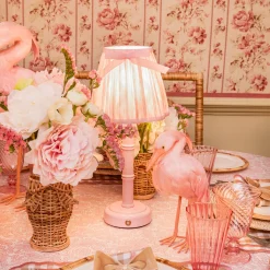Mrs. Alice Pink Ikat Bow Lampshade (18cm)< Lampshades