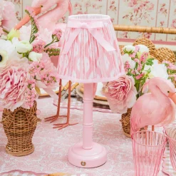 Mrs. Alice Pink Ikat Bow Lampshade (18cm)< Lampshades