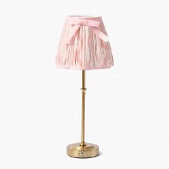 Mrs. Alice Pink Ikat Bow Lampshade (18cm)< Lampshades