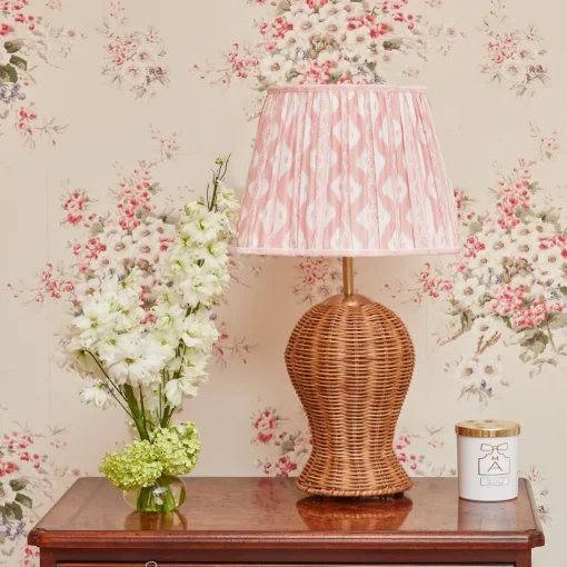 Mrs. Alice Pink Ikat Lampshade (30cm)< Lampshades