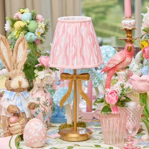 Mrs. Alice Pink Ikat Lampshade (18cm)< Lampshades