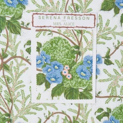 Mrs. Alice Pink Lady Isabella's Garden Fabric< Serena Fresson Fabrics