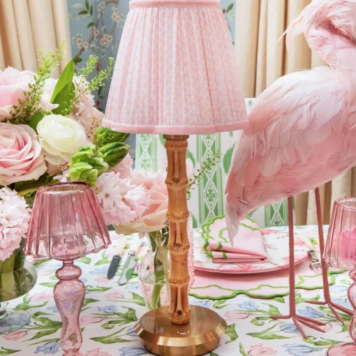 Mrs. Alice Pink Lotus Lampshade (18cm)< Lampshades