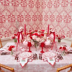 Mrs. Alice Pink Melograno Dinner & Starter Plates (Set of 8)< Crockery Sets