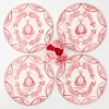 Mrs. Alice Pink Melograno Dinner Plates (Set of 4)< Dinner Plates | Crockery Sets