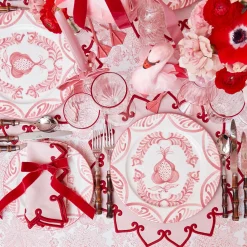 Mrs. Alice Pink Melograno Dinner Plates (Set of 4)< Dinner Plates | Crockery Sets