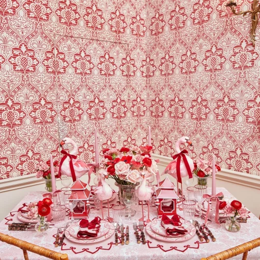 Mrs. Alice Pink Melograno Dinner Plates (Set of 4)< Dinner Plates | Crockery Sets