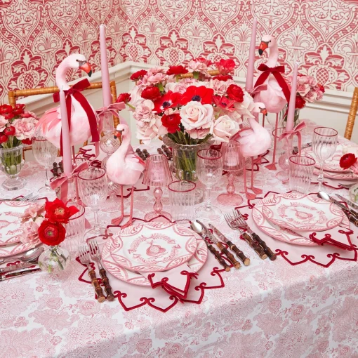 Mrs. Alice Pink Melograno Dinner Plates (Set of 4)< Dinner Plates | Crockery Sets