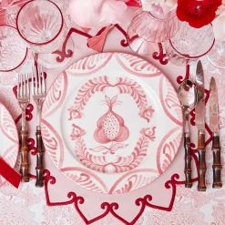 Mrs. Alice Pink Melograno Dinner Plates (Set of 4)< Dinner Plates | Crockery Sets