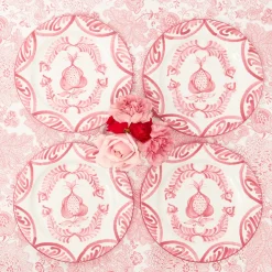 Mrs. Alice Pink Melograno Dinner Plates (Set of 4)< Dinner Plates | Crockery Sets