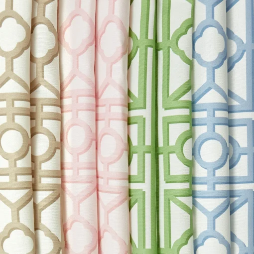 Mrs. Alice Pink Pavilion Fabric< Serena Fresson Fabrics