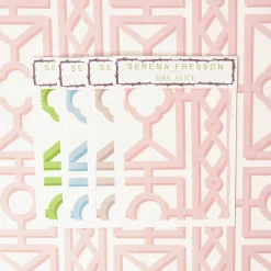 Mrs. Alice Pink Pavilion Fabric< Serena Fresson Fabrics